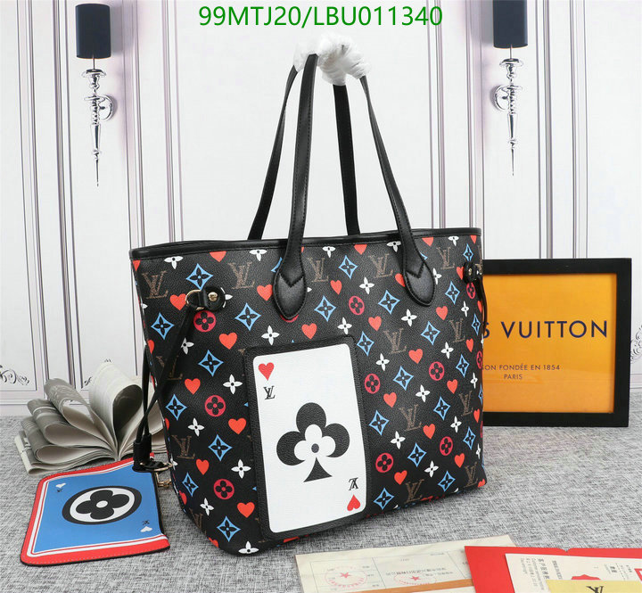 LV Bags-(4A)-Neverfull-,Code: LBU011340,$ 129USD