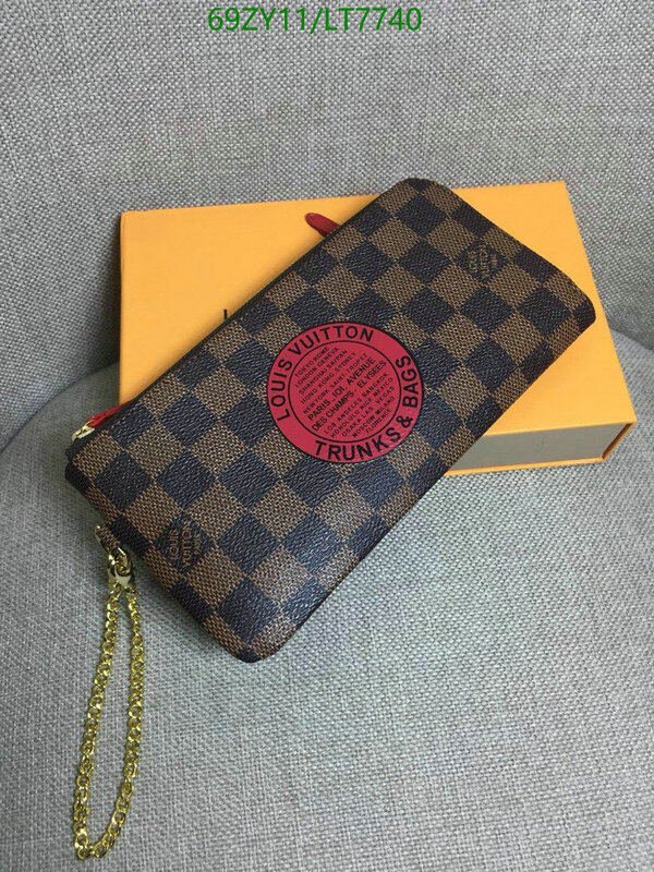LV Bags-(4A)-Wallet-,Code: LT7740,$ 90USD