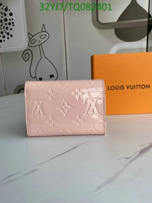 LV Bags-(4A)-Wallet-,Code: TQ082401,$ 42USD
