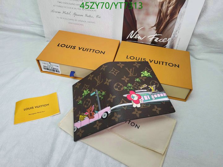 LV Bags-(4A)-Wallet-,Code: YT7313,$ 59USD