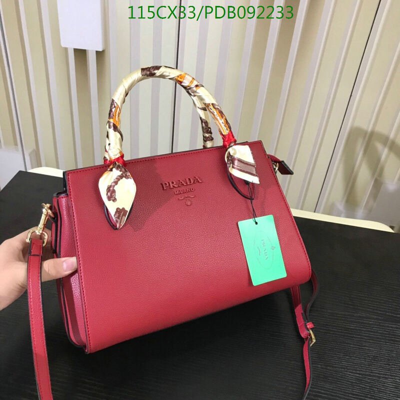 Prada Bag-(4A)-Handbag-,Code: PDB092233,$ 150USD
