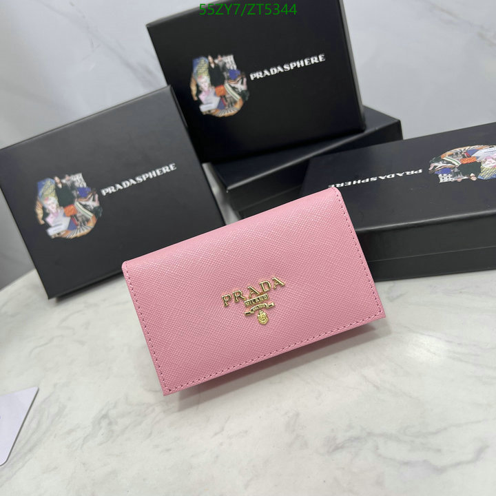 Prada Bag-(4A)-Wallet-,Code: ZT5344,$ 72USD