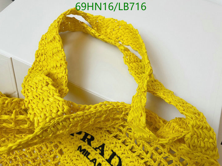 Prada Bag-(4A)-Handbag-,Code: LB716,$ 90USD