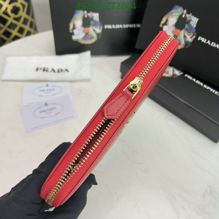Prada Bag-(4A)-Wallet- Code: ZT2804 $ 64USD