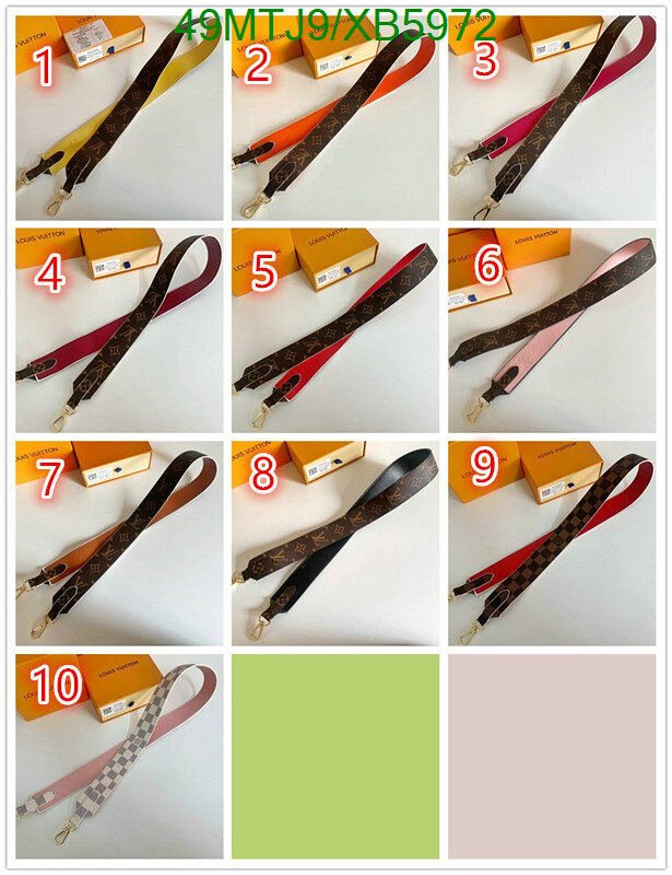 LV Bags-(4A)-Shoulder Strap-,Code: XB5972,$ 64USD