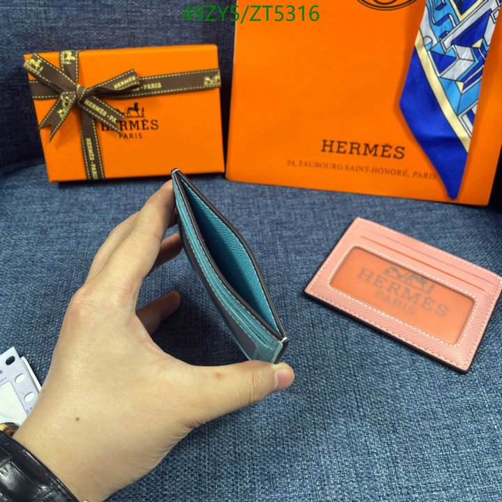 Hermes Bag-(4A)-Wallet-,Code: ZT5316,$ 64USD