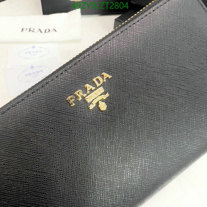 Prada Bag-(4A)-Wallet- Code: ZT2804 $ 64USD