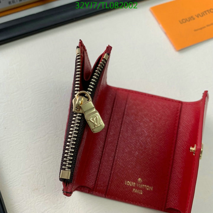 LV Bags-(4A)-Wallet-,Code: TL082002,$ 42USD
