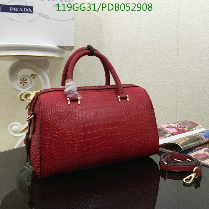 Prada Bag-(4A)-Handbag-,Code: PDB052908,$ 155USD