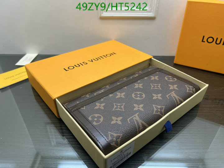 LV Bags-(4A)-Wallet-,Code: HT5242,$ 64USD