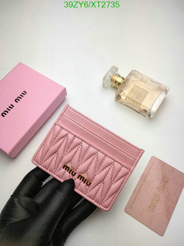 Miu Miu Bag-(4A)-Wallet-,Code: XT2735,$ 51USD