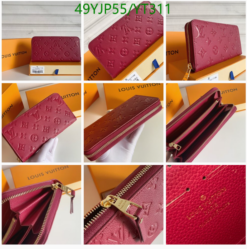 LV Bags-(4A)-Wallet-,Code: YT311,$ 64USD