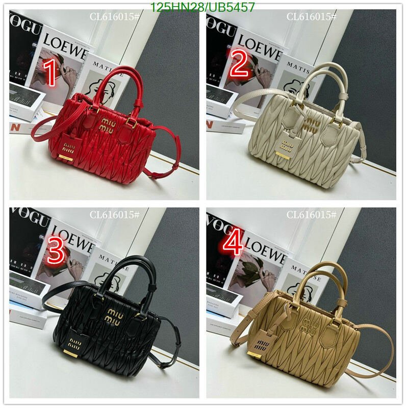 Miu Miu Bag-(4A)-Handbag- Code: UB5457 $ 163USD