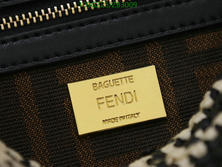 Fendi Bag-(4A)-Baguette-,Code: ZB3009,$ 142USD