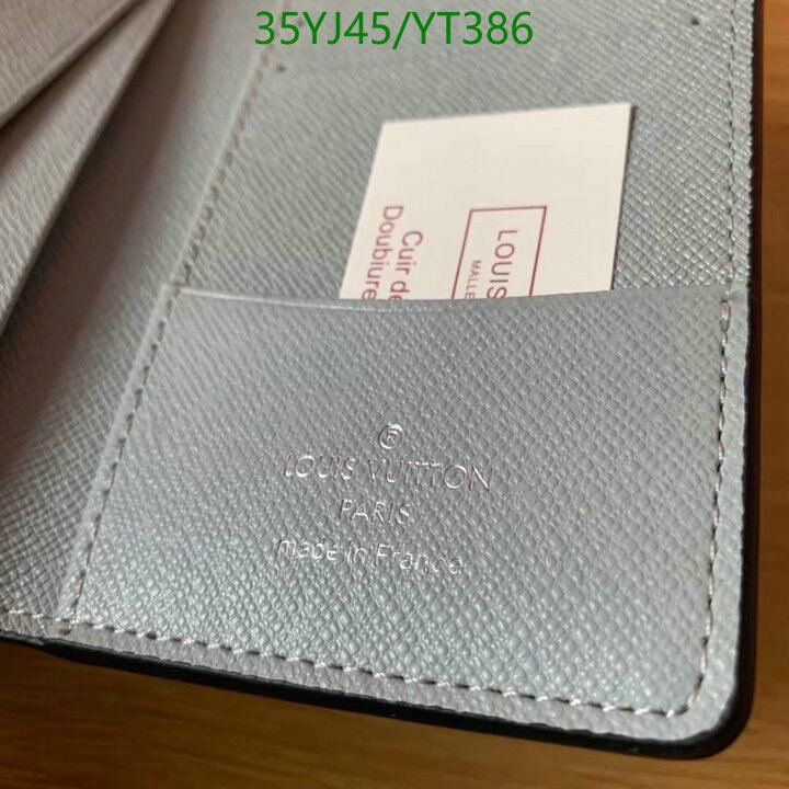 LV Bags-(4A)-Wallet-,Code: YT386,$ 46USD