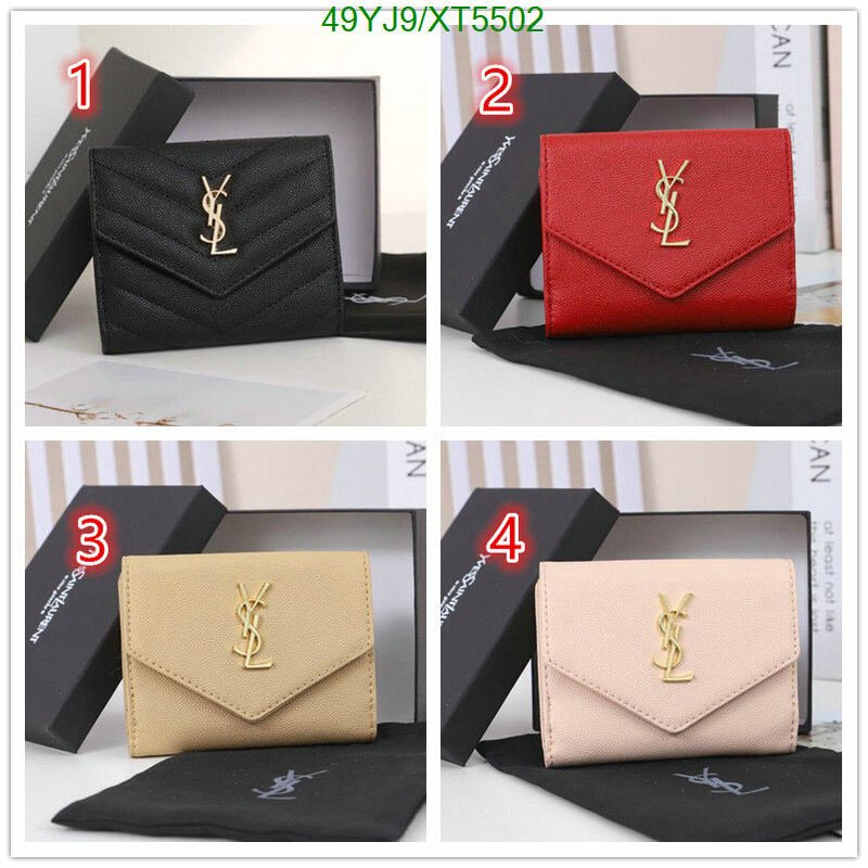 YSL Bag-(4A)-Wallet- Code: XT5502 $ 64USD