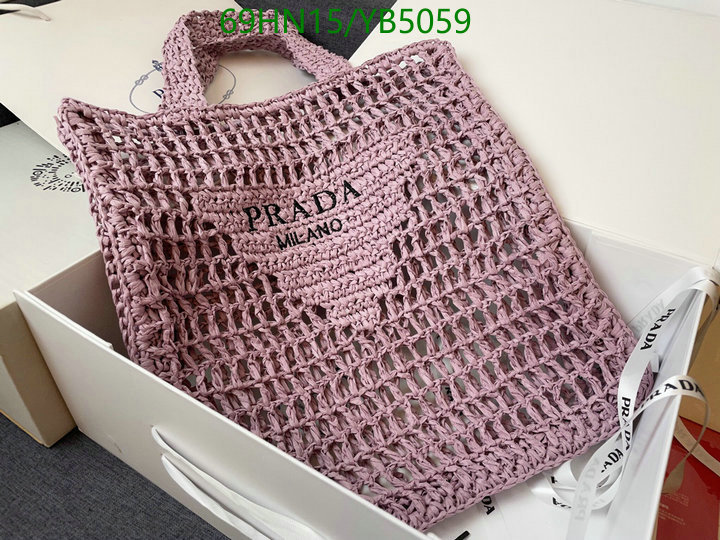 Prada Bag-(4A)-Handbag-,Code: YB5059,$ 90USD