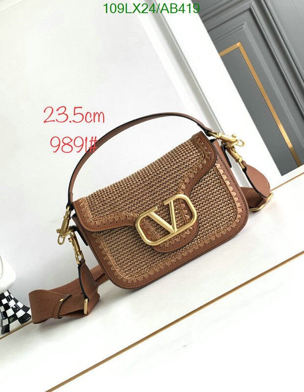 Valentino Bag-(4A)-LOC-V Logo Code: AB419 $ 142USD
