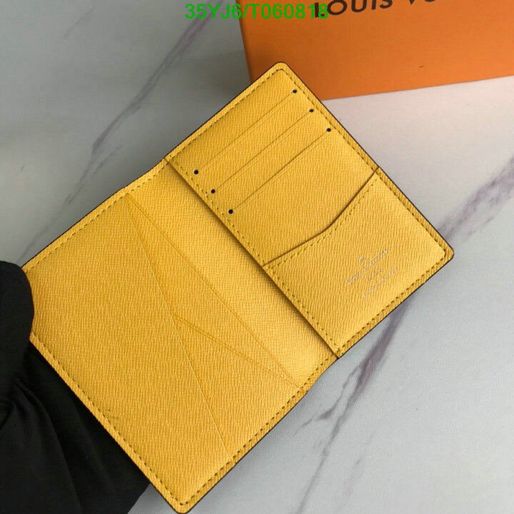 LV Bags-(4A)-Wallet-,Code: T060818,$ 46USD