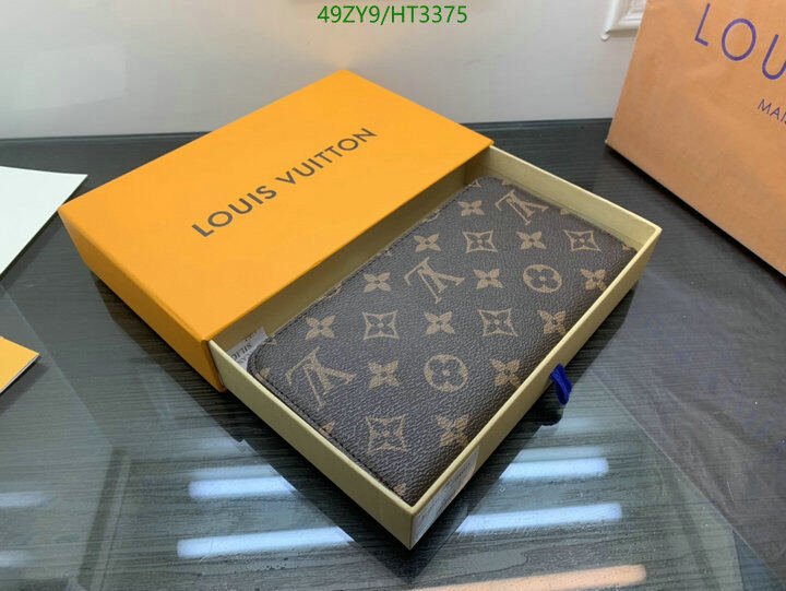 LV Bags-(4A)-Wallet-,Code: HT3375,$ 64USD