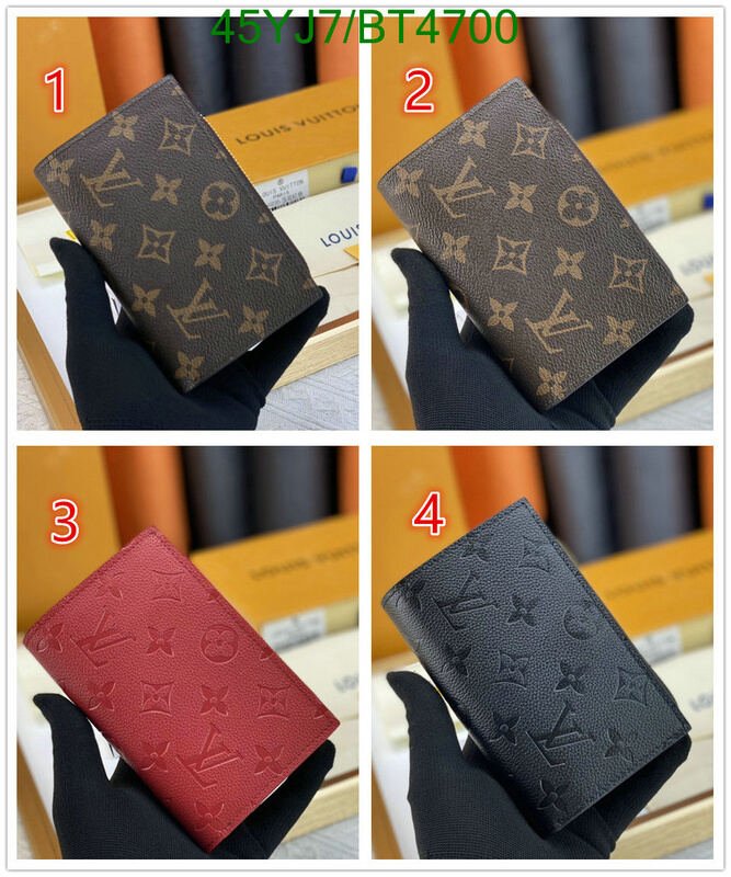 LV Bag-(4A)-Wallet- Code: BT4700 $ 59USD