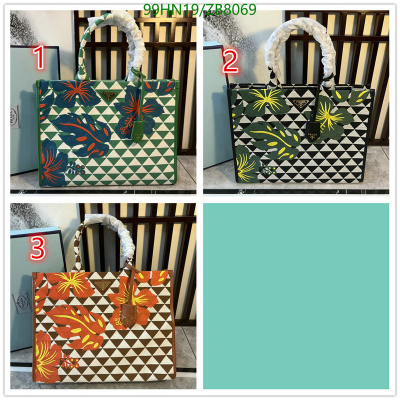 Prada Bag-(4A)-Handbag-,Code: ZB8069,$ 129USD