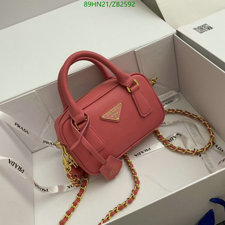 Prada Bag-(4A)-Diagonal-,Code: ZB2592,$ 116USD
