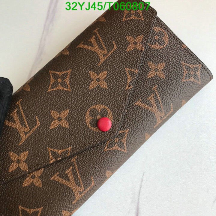 LV Bags-(4A)-Wallet-,Code: T060807,$ 42USD