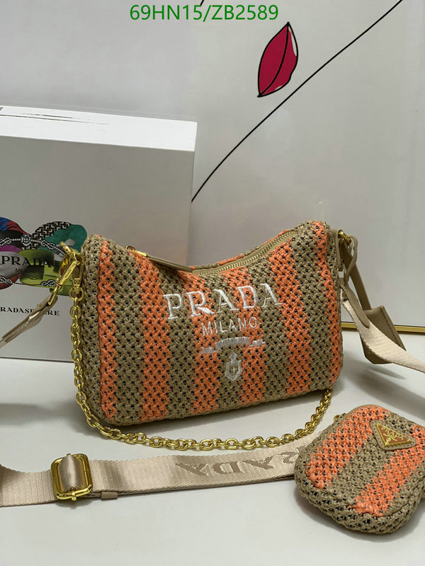 Prada Bag-(4A)-Re-Edition 2005 Code: ZB2589 $ 90USD