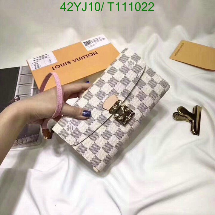 LV Bags-(4A)-Wallet-,Code : T111022,$ 55USD