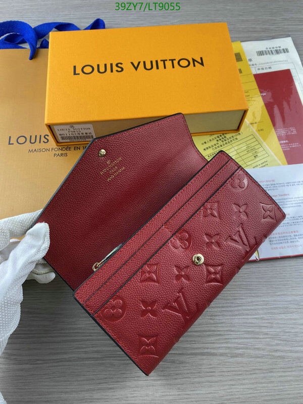 LV Bags-(4A)-Wallet-,Code: LT9055,$ 51USD