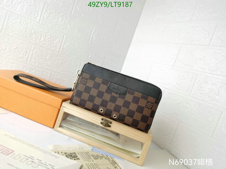 LV Bags-(4A)-Wallet-,Code: LT9187,$ 64USD