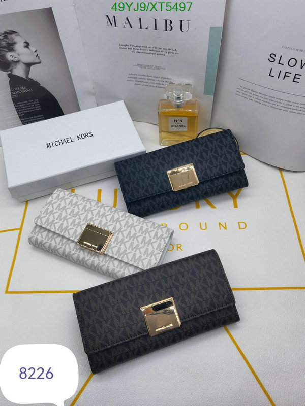 Michael Kors Bag-(4A)-Wallet-,Code: XT5497,$ 64USD