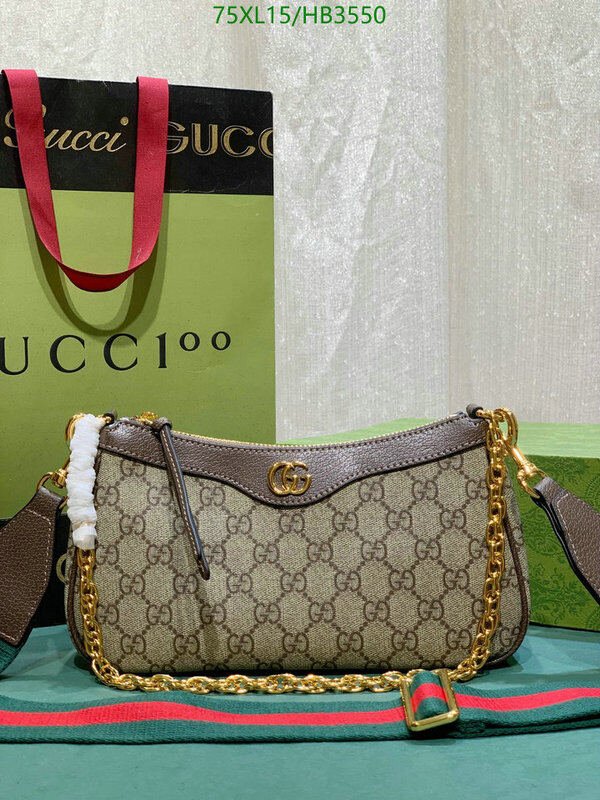Gucci Bag-(4A)-Diagonal-,Code: HB3550,$ 98USD