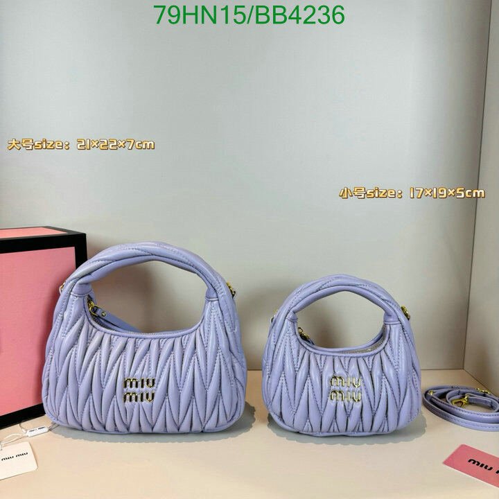 Miu Miu Bag-(4A)-Diagonal- Code: BB4236