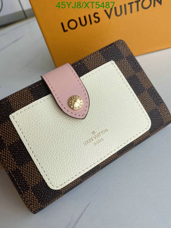 LV Bags-(4A)-Wallet-,Code: XT5487,$ 59USD