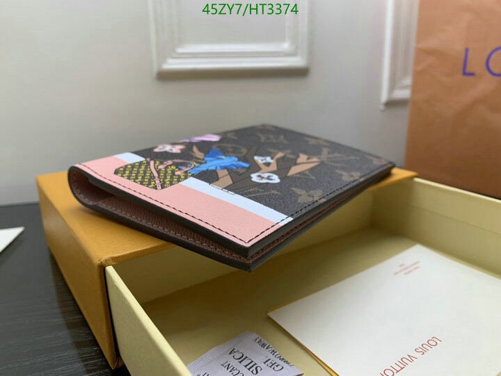 LV Bags-(4A)-Wallet-,Code: HT3374,$ 59USD