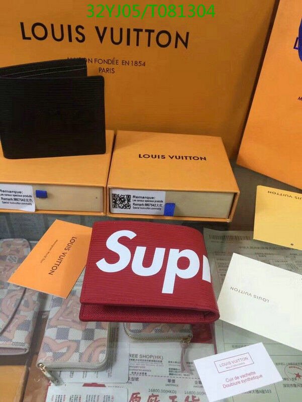 LV Bags-(4A)-Wallet-,Code: T081304,$ 42USD