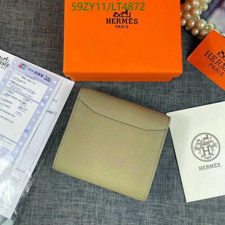 Hermes Bag-(4A)-Wallet-,Code: LT4872,$ 77USD