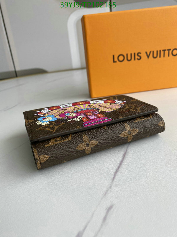 LV Bags-(4A)-Wallet-,Code: TP102155,$ 51USD