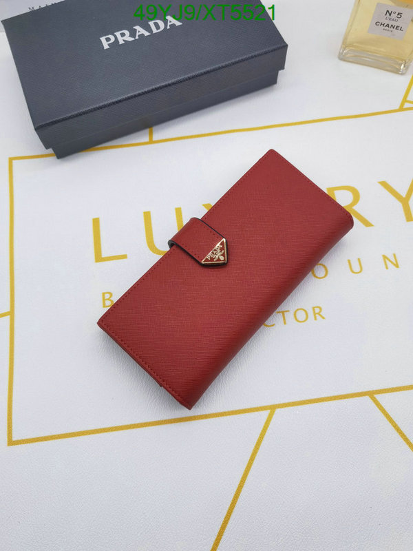 Prada Bag-(4A)-Wallet-,Code: XT5521,$ 64USD