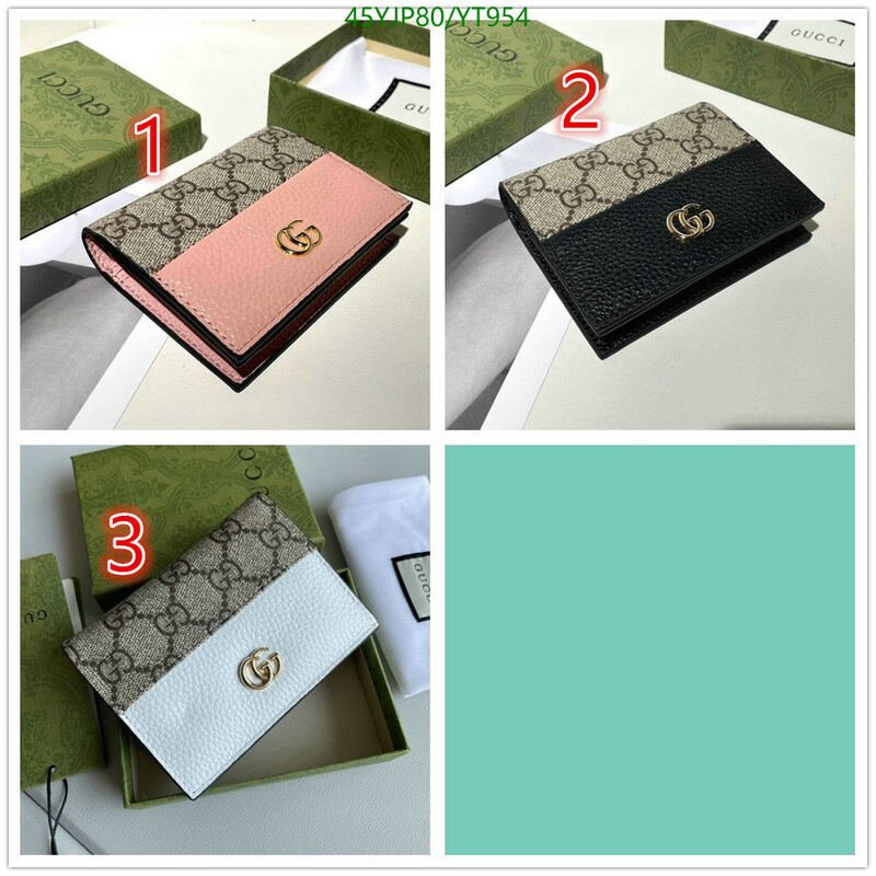 Gucci Bag-(4A)-Wallet-,Code: YT954,$ 59USD