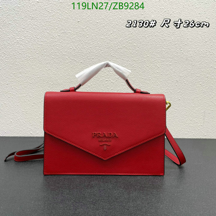 Prada Bag-(4A)-Diagonal- Code: ZB9284 $ 155USD