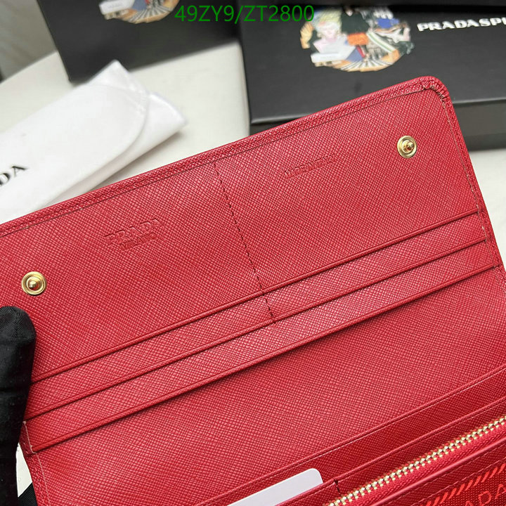 Prada Bag-(4A)-Wallet-,Code: ZT2800,$ 64USD