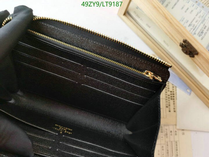 LV Bags-(4A)-Wallet-,Code: LT9187,$ 64USD