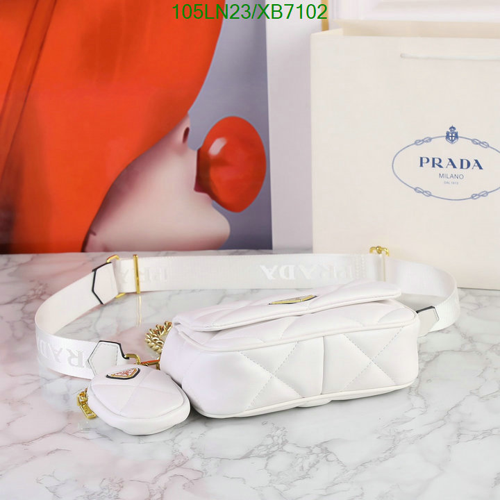 Prada Bag-(4A)-Diagonal- Code: XB7102 $ 137USD