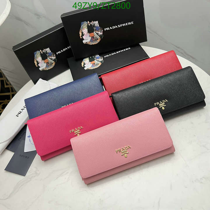 Prada Bag-(4A)-Wallet-,Code: ZT2800,$ 64USD