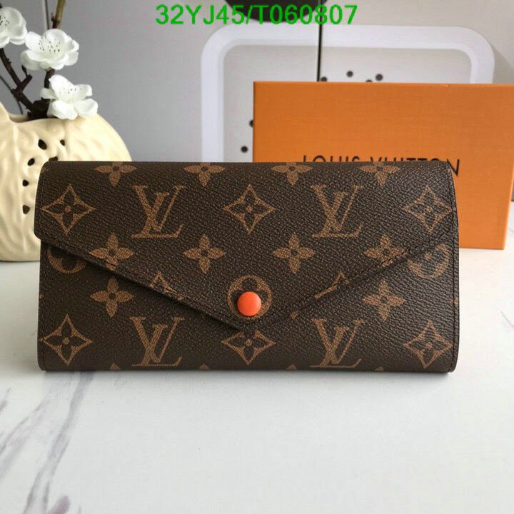 LV Bags-(4A)-Wallet-,Code: T060807,$ 42USD