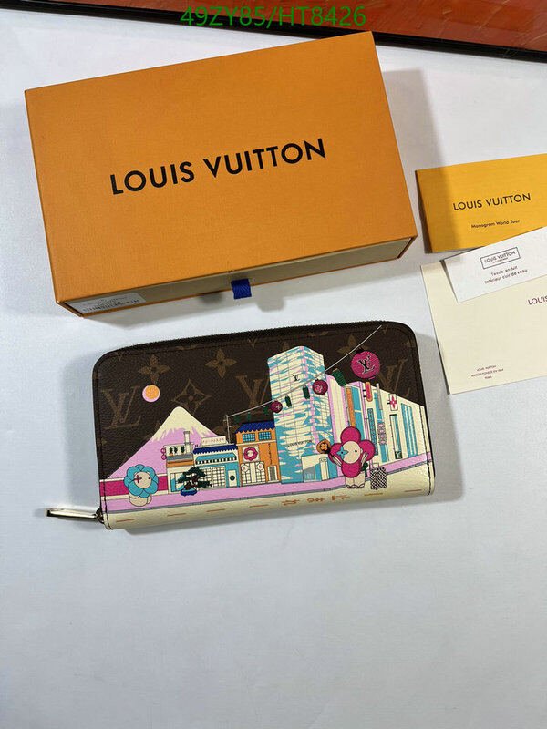 LV Bags-(4A)-Wallet-,Code: HT8426,$ 64USD