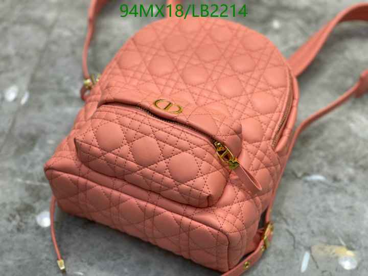 DiorBag-(4A)-Backpack- Code: LB2214 $ 123USD